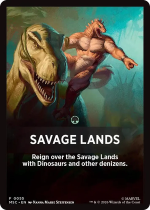 0055 Savage Lands Theme Card T Commander: Marvel Super Heroes
