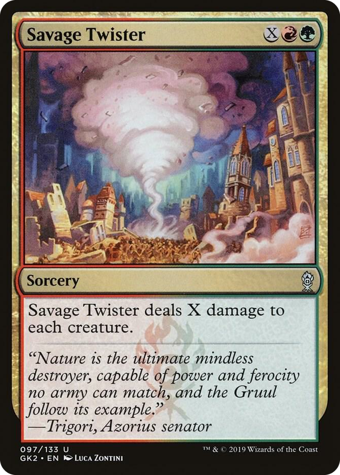 0097 Savage Twister U Ravnica Allegiance: Guild Kits