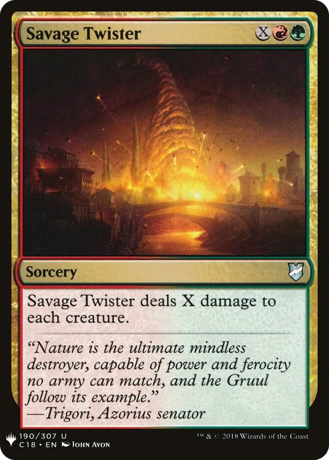 0190 Savage Twister U The List Reprints