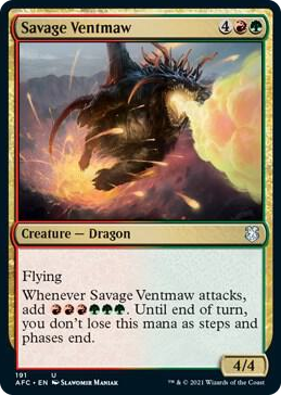 0191 Savage Ventmaw U Commander: Adventures in the Forgotten Realms