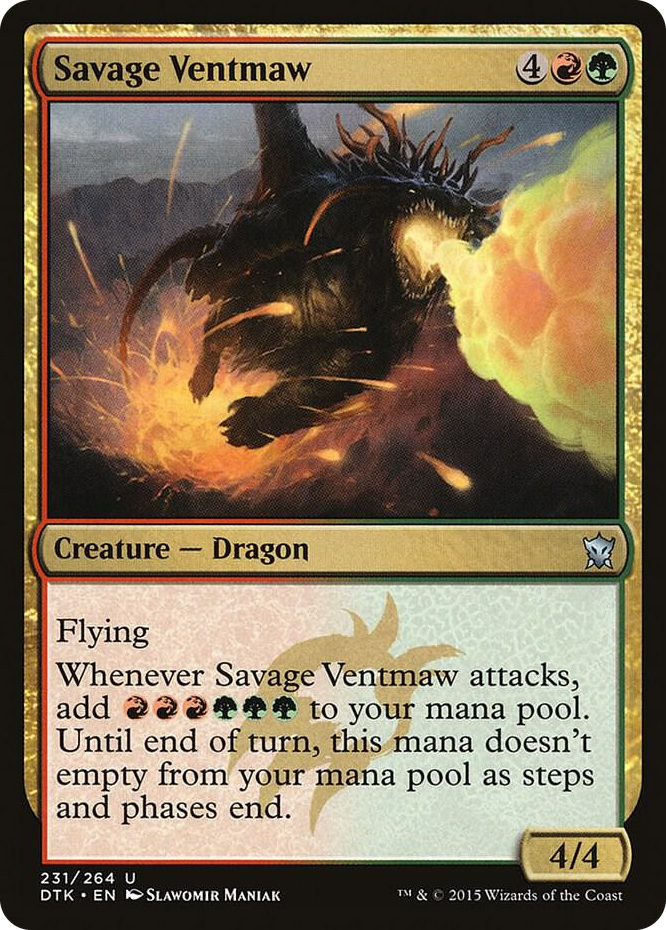 0231 Savage Ventmaw U Dragons of Tarkir