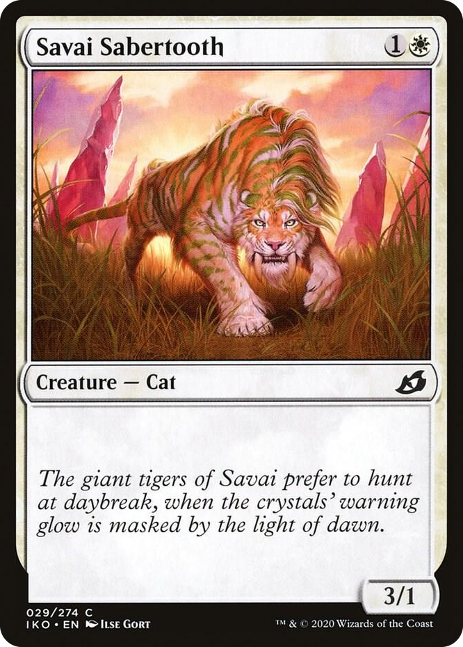 0029 Savai Sabertooth C Lair of Behemoths
