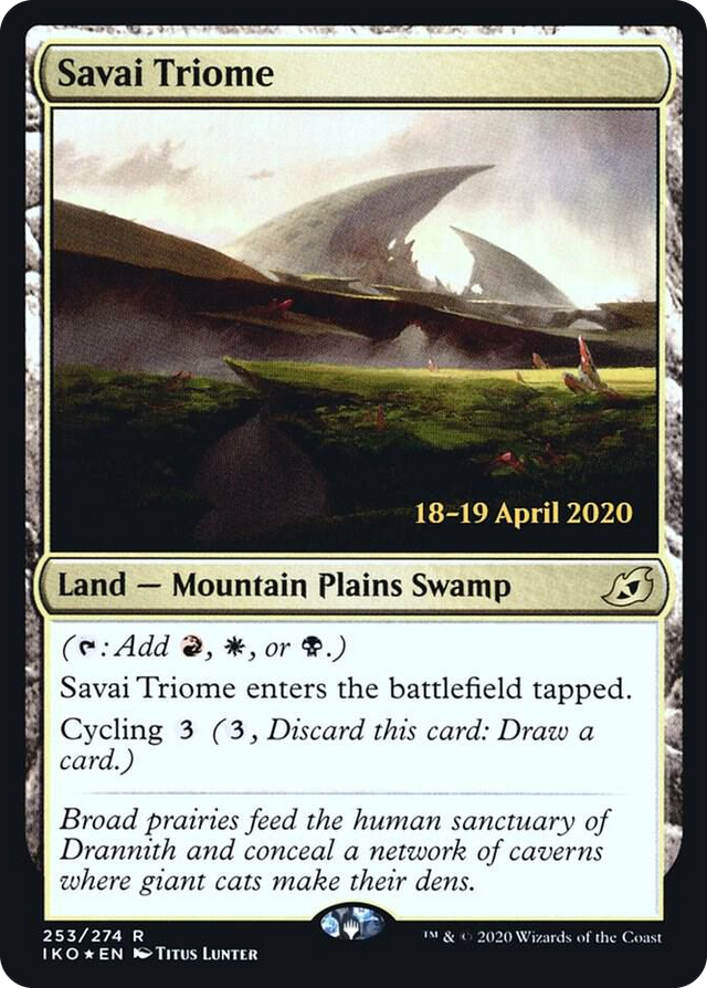 0253 Savai Triome R Prerelease Cards