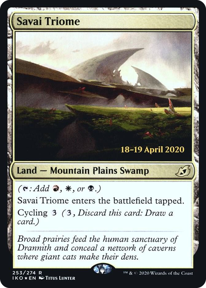 Savai Triome #253 R - Prerelease Cards Pokemon card