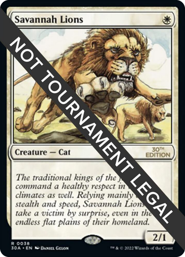 0038 Savannah Lions R 30th Anniversary Edition