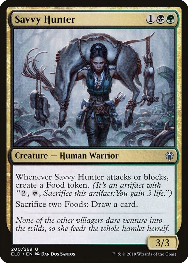 0200 Savvy Hunter U Throne of Eldraine
