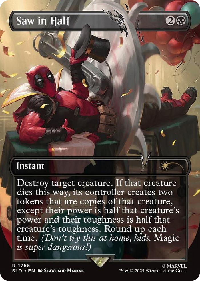 Saw in Half #1755 R - Secret Lair Drop Series Pokemon card