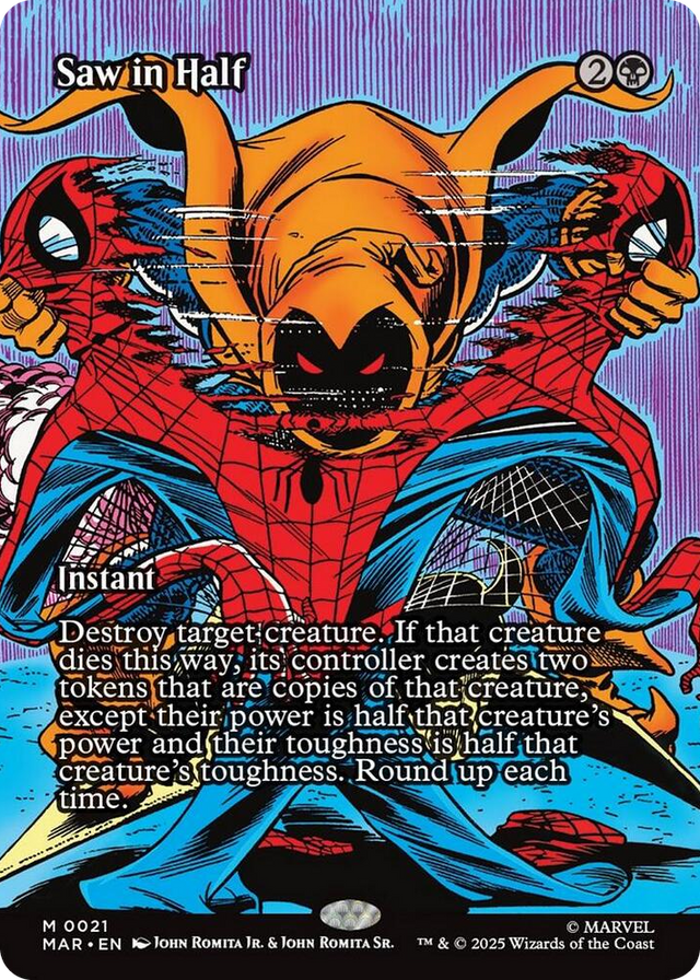 0021 Saw in Half (Borderless) M Marvel Universe Eternal-Legal