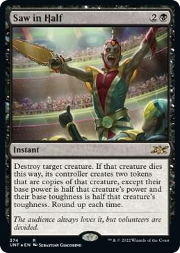 0374 Saw in Half (Galaxy Foil) R Unfinity