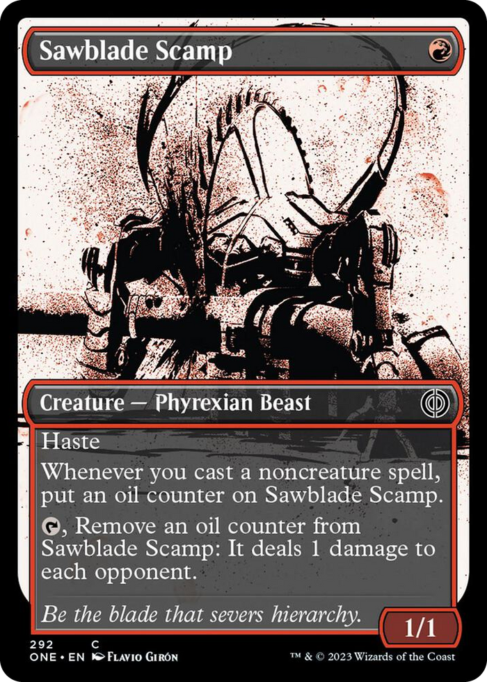 Sawblade Scamp (Showcase) #292 C - Phyrexia: All Will Be One Pokemon card