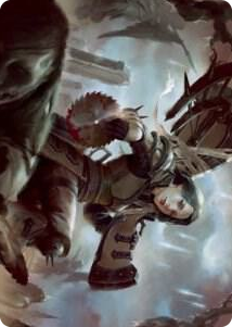 0054 Sawblade Slinger Art Card S Art Series: Innistrad: Crimson Vow