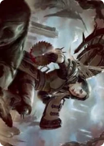 0054 Sawblade Slinger Art Card S Art Series: Innistrad: Crimson Vow