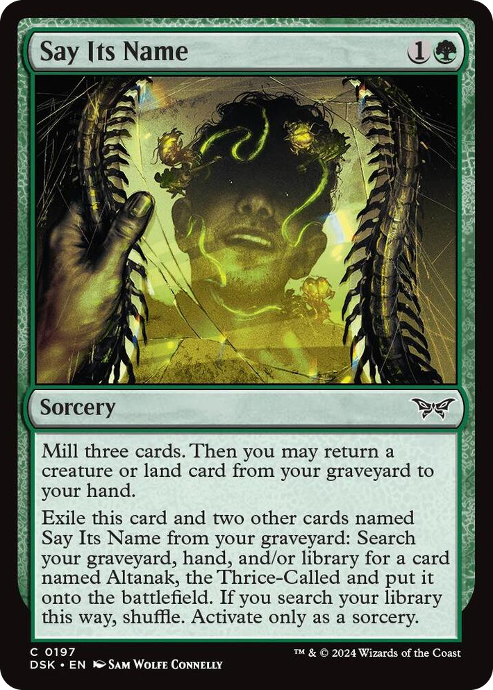 0197 Say Its Name C Duskmourn: House of Horror