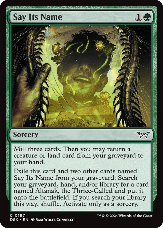 0197 Say Its Name C Duskmourn: House of Horror