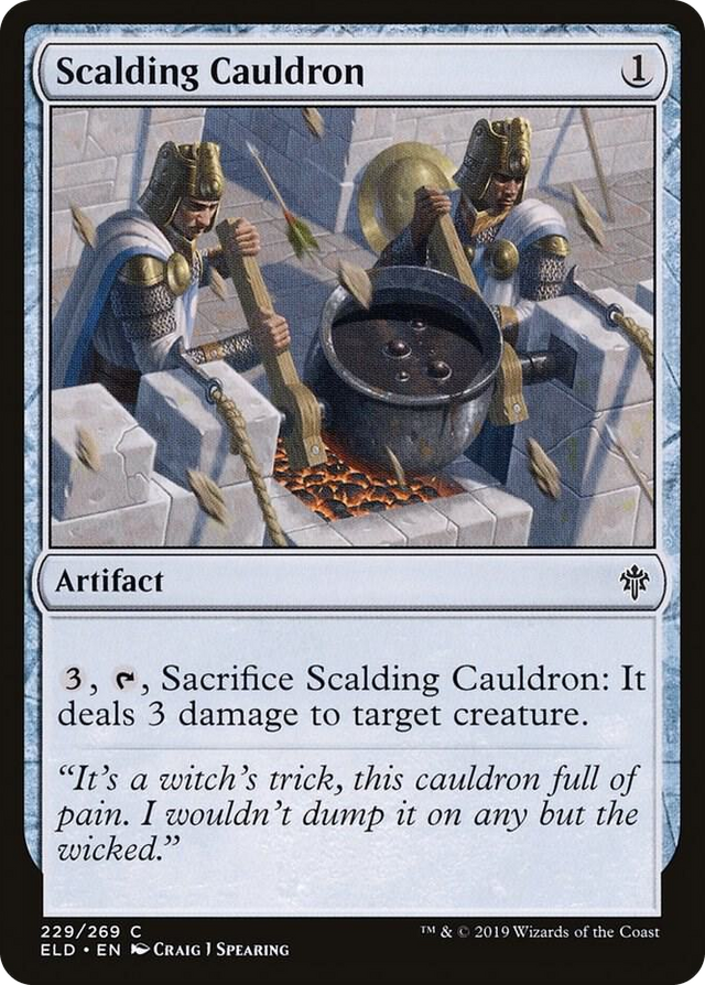 0229 Scalding Cauldron C Throne of Eldraine