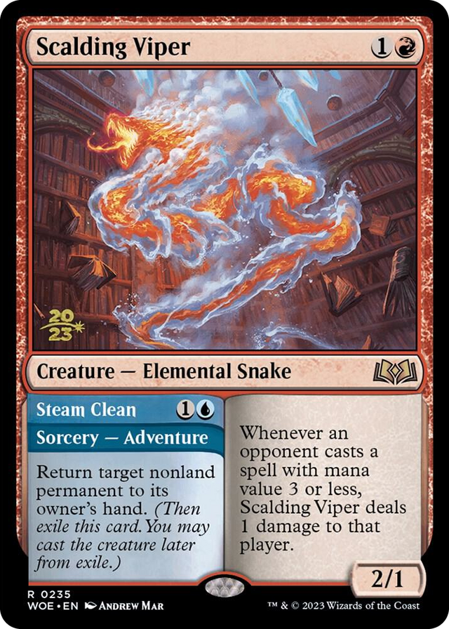 0235 Scalding Viper R Prerelease Cards