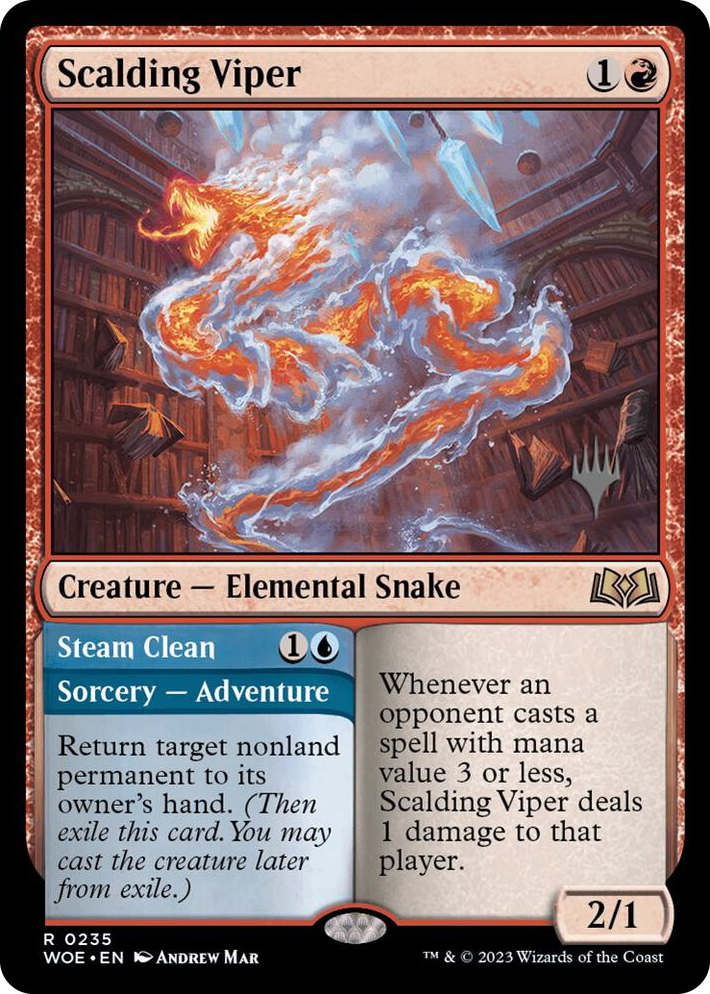 0235 Scalding Viper R Promo Pack: Wilds of Eldraine