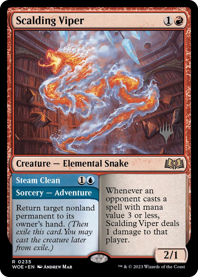 0235 Scalding Viper R Promo Pack: Wilds of Eldraine
