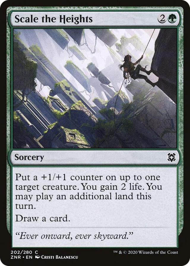0202 Scale the Heights C Zendikar Rising