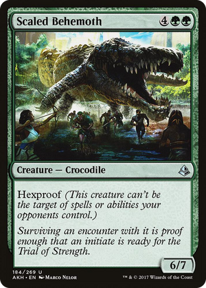 0184 Scaled Behemoth U Amonkhet