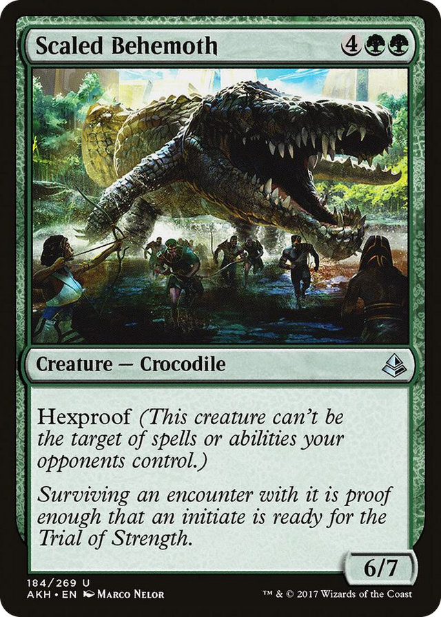 0184 Scaled Behemoth U Amonkhet