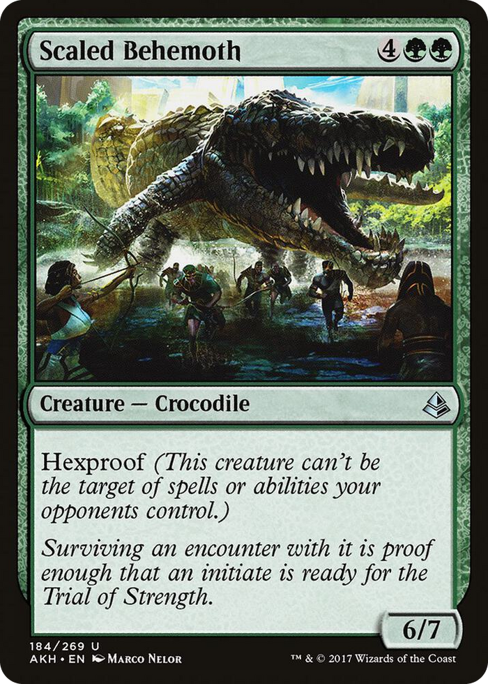 Scaled Behemoth #184 U - Amonkhet Pokemon card