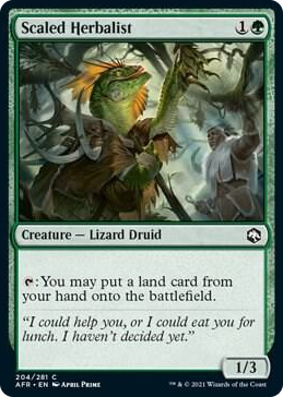 0204 Scaled Herbalist C Adventures in the Forgotten Realms