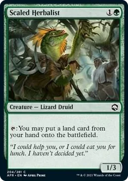 0204 Scaled Herbalist C Adventures in the Forgotten Realms