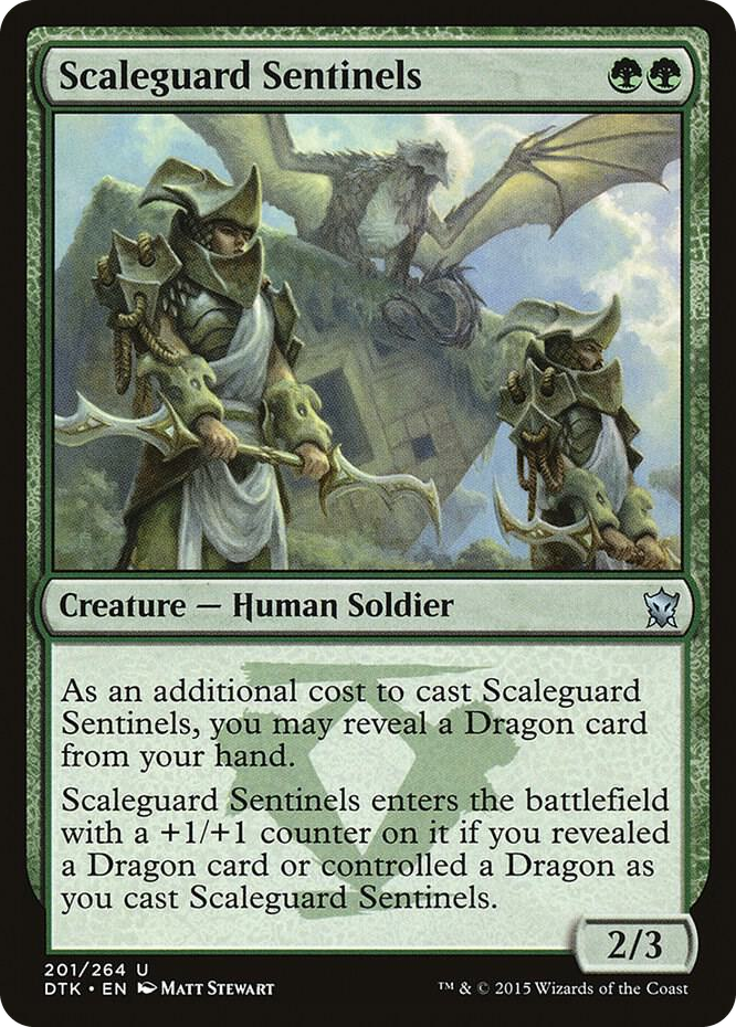 0201 Scaleguard Sentinels U Dragons of Tarkir