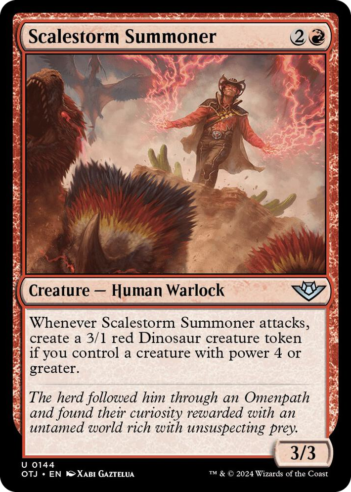 0144 Scalestorm Summoner U Outlaws of Thunder Junction