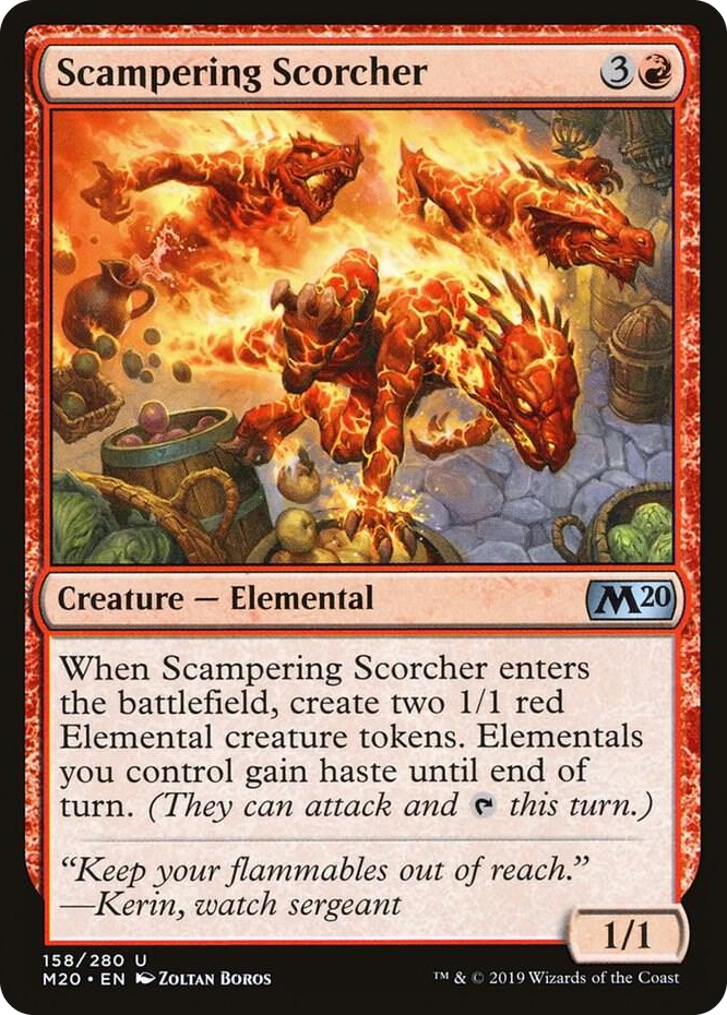 0158 Scampering Scorcher U Core Set 2020