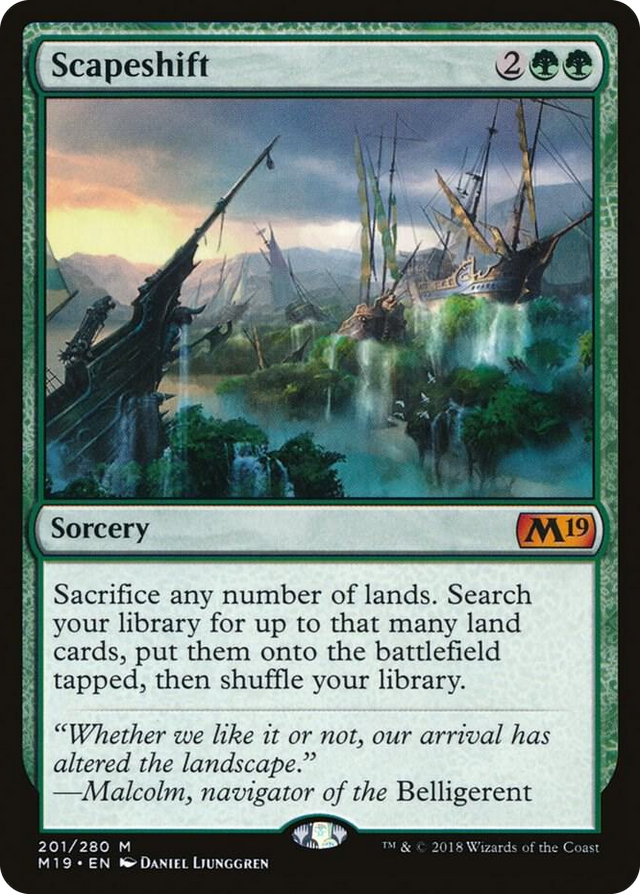 0201 Scapeshift M Core Set 2019