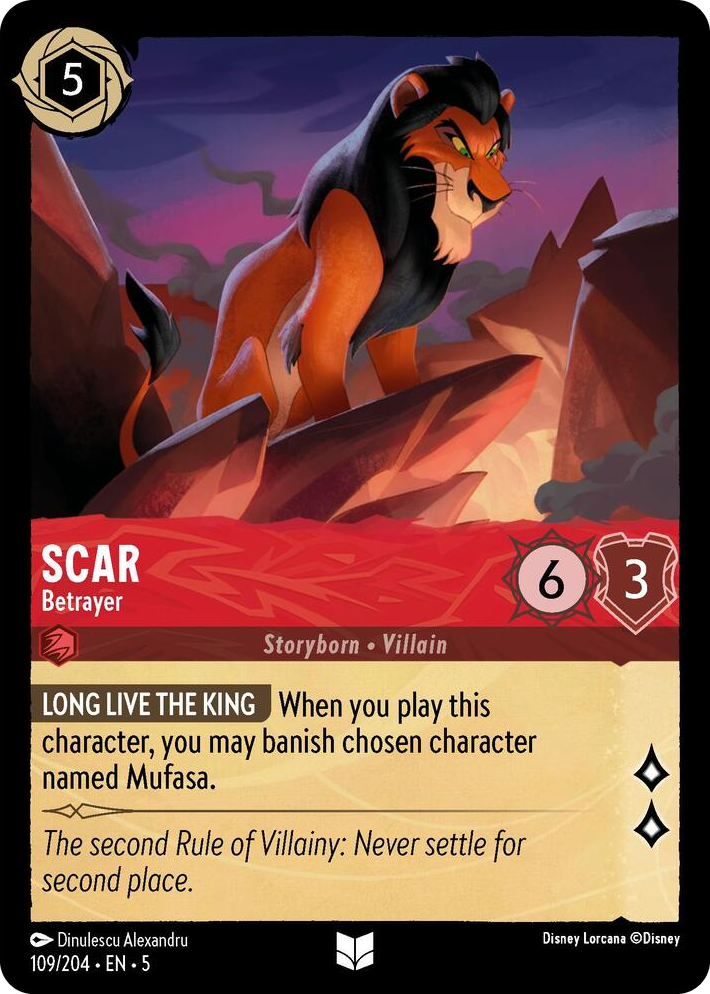 0109 Scar - Betrayer Uncommon Shimmering Skies