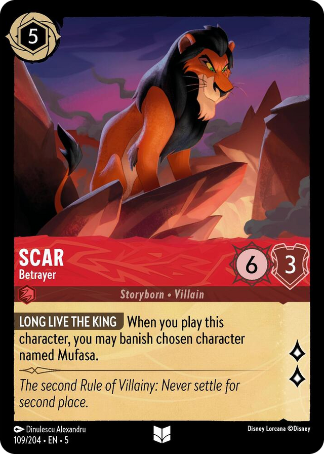0109 Scar - Betrayer Uncommon Shimmering Skies