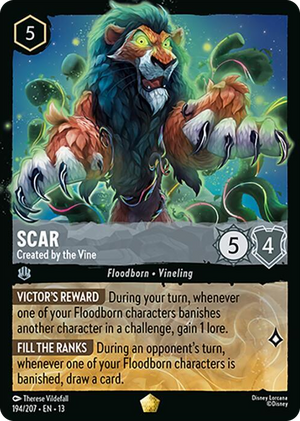 0194 Scar - Created by the Vine Legendary Attack of the Vine!