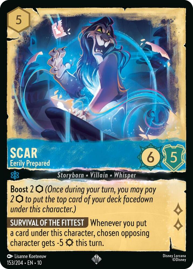 0153 Scar - Eerily Prepared Super Rare Whispers in the Well