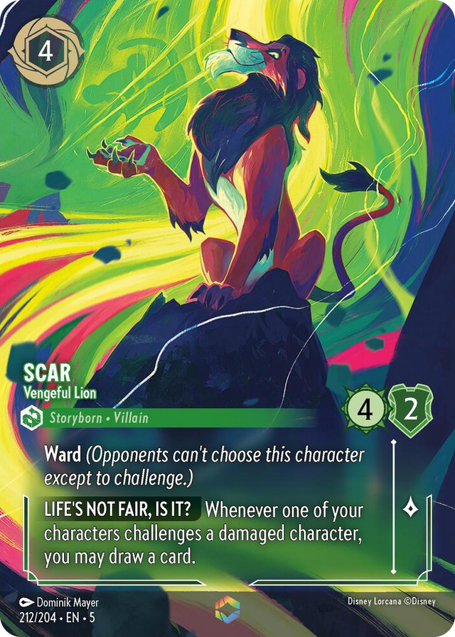 0212 Scar - Vengeful Lion (Enchanted) Enchanted Shimmering Skies
