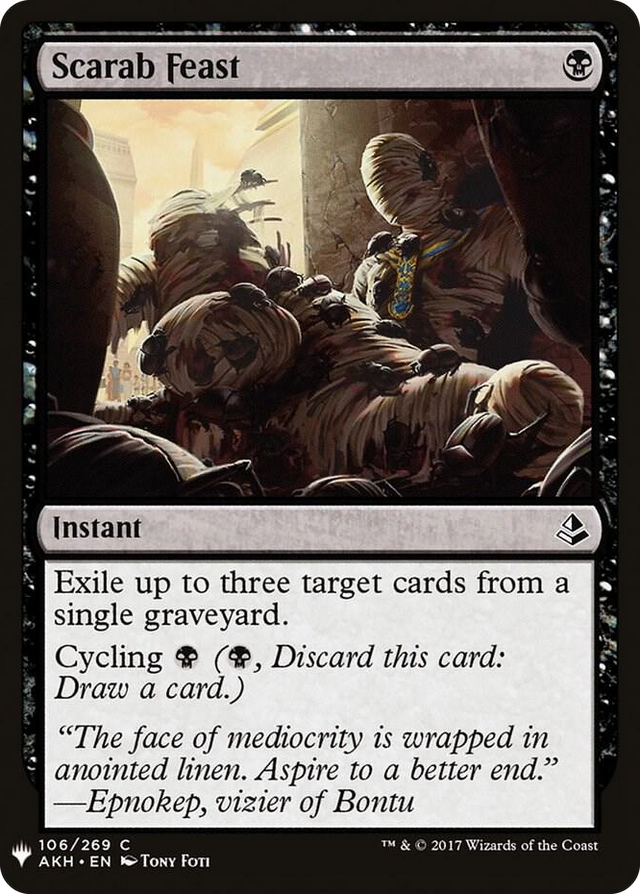 0106 Scarab Feast C The List Reprints