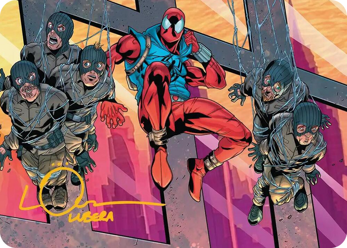Scarlet Spider, Ben Reilly Art Card (Gold-Stamped Signature) #38 S - Art Series: Marvel's Spider-Man Pokemon card