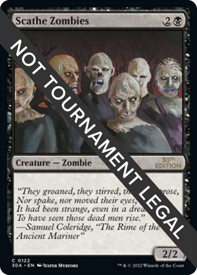 0122 Scathe Zombies C 30th Anniversary Edition
