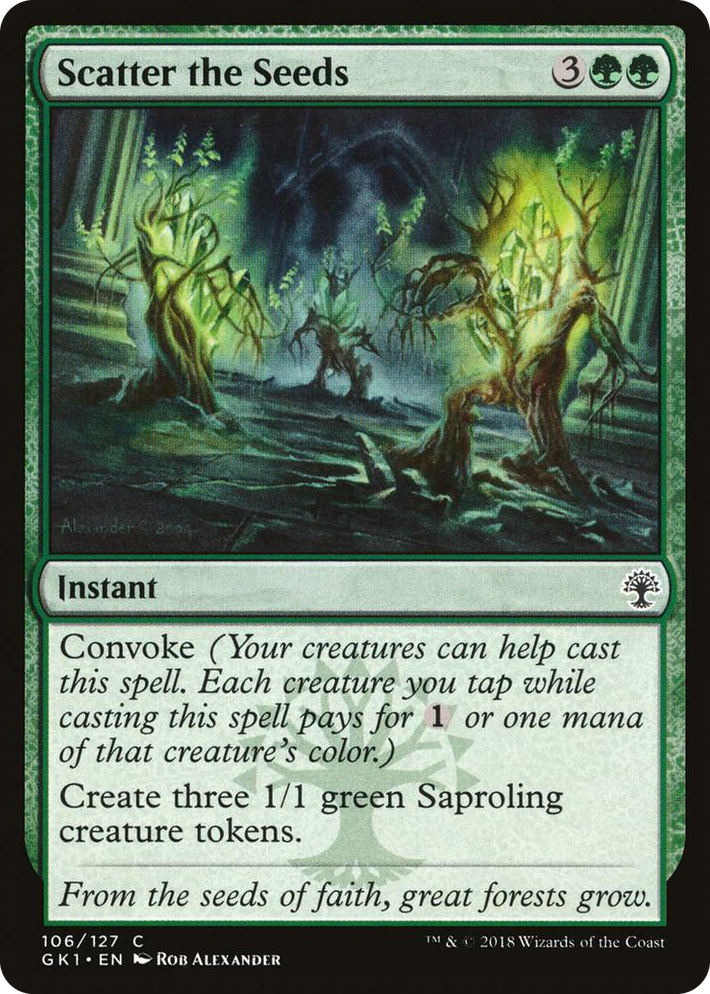 0106 Scatter the Seeds C Guilds of Ravnica: Guild Kits
