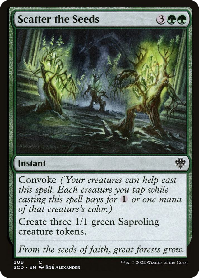 0209 Scatter the Seeds C Starter Commander Decks