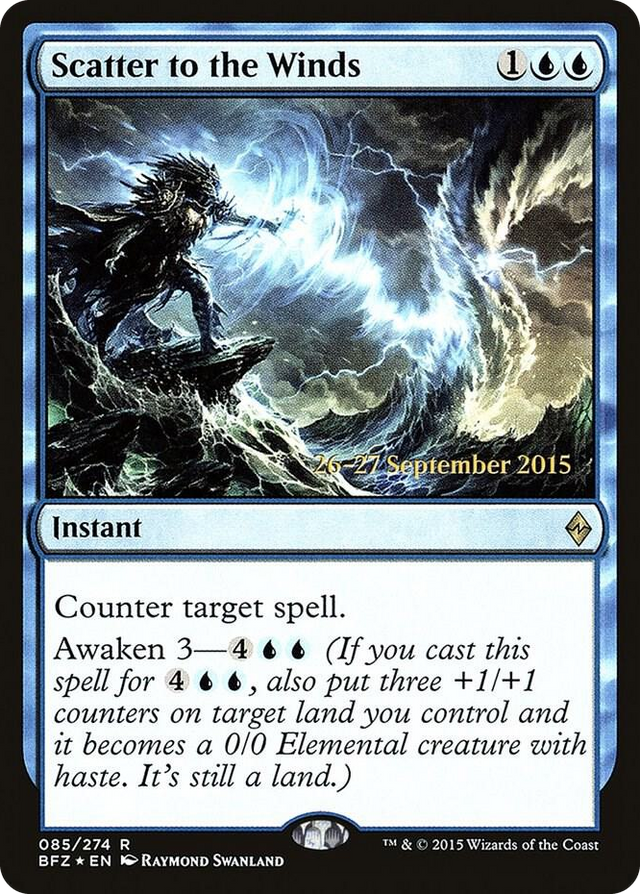 0085 Scatter to the Winds R Prerelease Cards