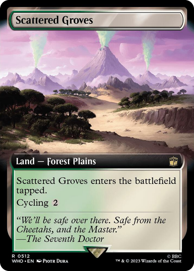 0512 Scattered Groves (Extended Art) R Universes Beyond: Doctor Who