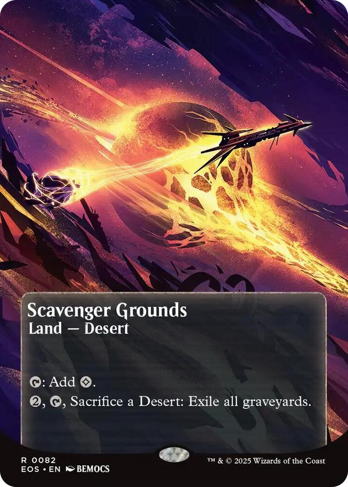 Scavenger Grounds (0082) (Borderless) #82 R - Edge of Eternities: Stellar Sights Pokemon card