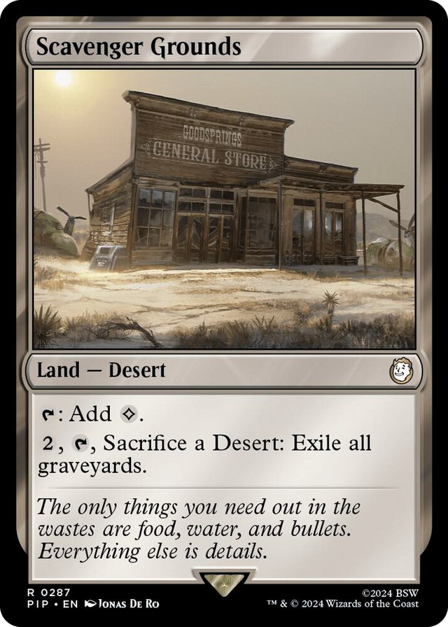0287 Scavenger Grounds R Universes Beyond: Fallout
