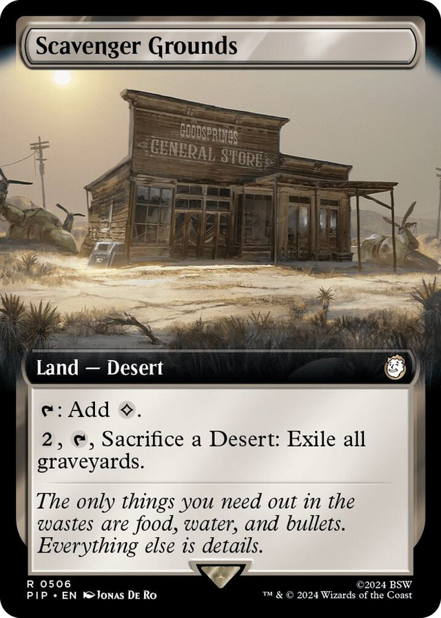 0506 Scavenger Grounds (Extended Art) R Universes Beyond: Fallout