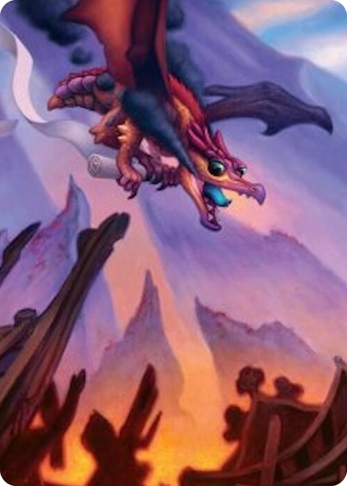 Scavenger Regent Art Card (45/54) #45 S - Art Series: Tarkir: Dragonstorm Pokemon card