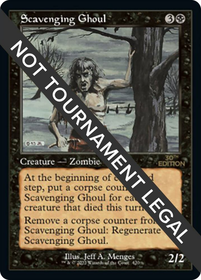0420 Scavenging Ghoul (Retro Frame) U 30th Anniversary Edition