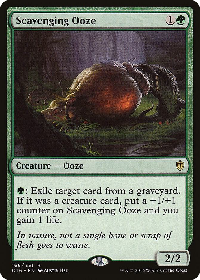 Scavenging Ooze #166 R - Commander 2016 Pokemon card